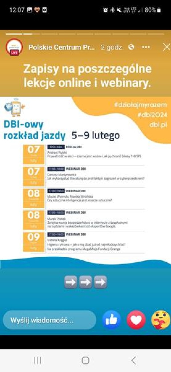 Dzień Bezpiecznego Internetu 7 II 2024