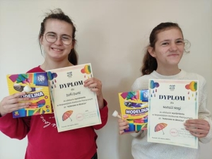 Wyróżnieni uczniowie w Wielkopolskim Konkursie plastycznym  „Kolorowo w deszczu”