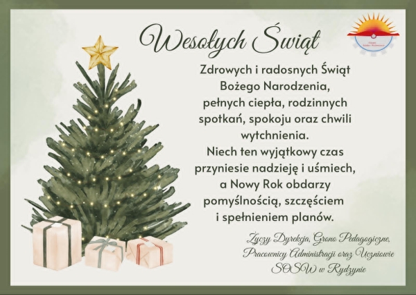 Zyczenia Świąteczne 2025